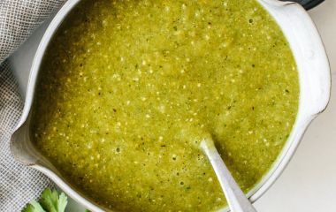 Salsa Verde Recipe - Authentic Mexican Green Sauce with Tomatillo and Chili Peppers