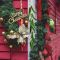 VIOCIWUO Artificial Hanging Pepper String 2 Sets, Simulation Lifelike Hot Chili Vegetable Fruit Garland Vine for Home Kitchen Farm Party Wall Decoration, Red&Green
