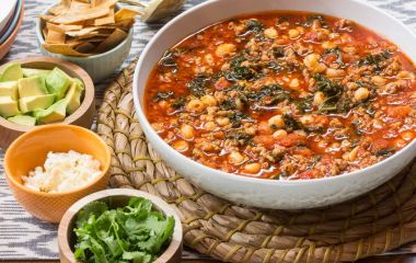 Pozole with Pork and Lime