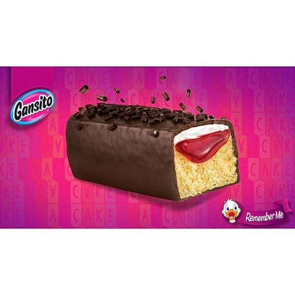 Marinela Gansito Strawberry And Crème Filled Snack Cakes 1 Pack 8 Count 8584